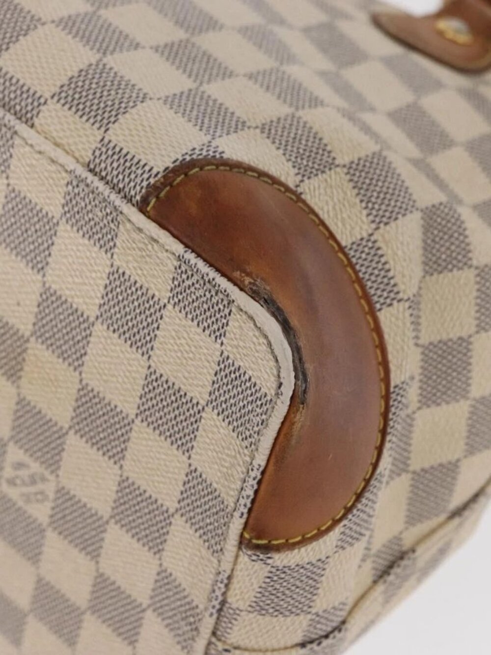 LOUIS VUITTON Damier Azur Hampstead MM Tote Bag N51206 LV Auth 169626 - Picture 5 of 16